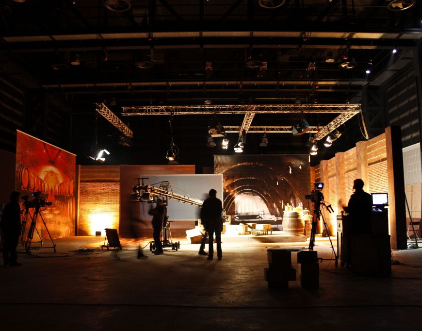 Uno de los platós del Parc Audiovisual de Catalunya. 