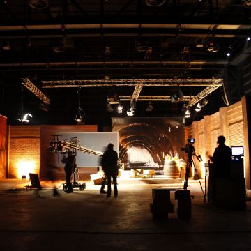 Uno de los platós del Parc Audiovisual de Catalunya. 