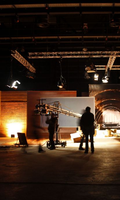 Uno de los platós del Parc Audiovisual de Catalunya. 
