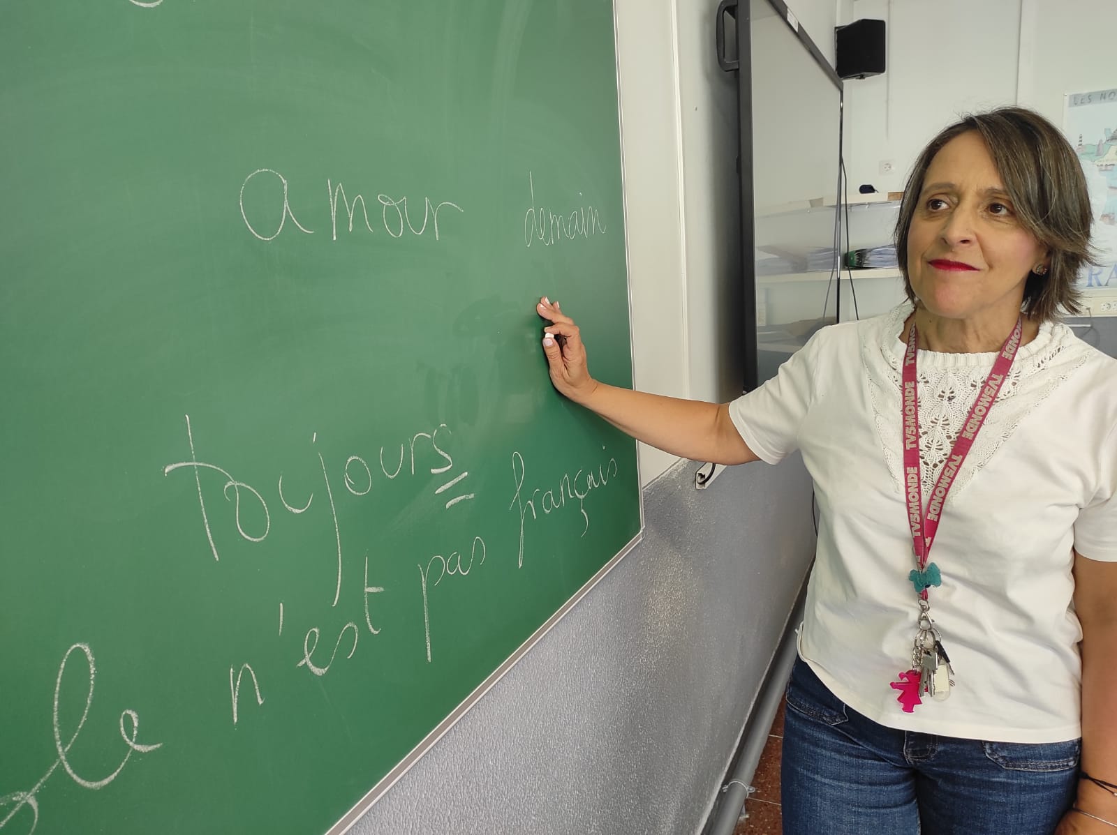 Marie Martínez siempre ha querido ser profesora. © Carme Escales Marie Martínez siempre ha querido ser profesora. © Carme Escales