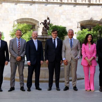 Anuncio de la inversión de OQC en el Palau de la Generalitat. © Andrea Salazar / ACN Anuncio de la inversión de OQC en el Palau de la Generalitat. © Andrea Salazar / ACN