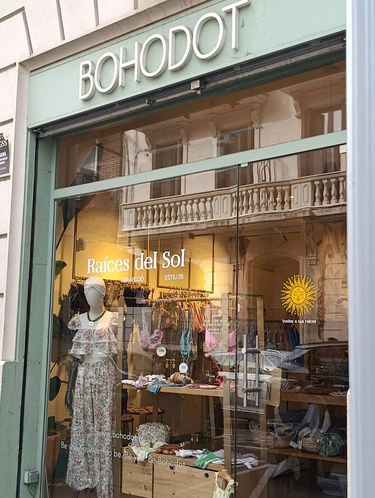 La tienda de Bohodot en la calle Laforja de Barcelona. 
