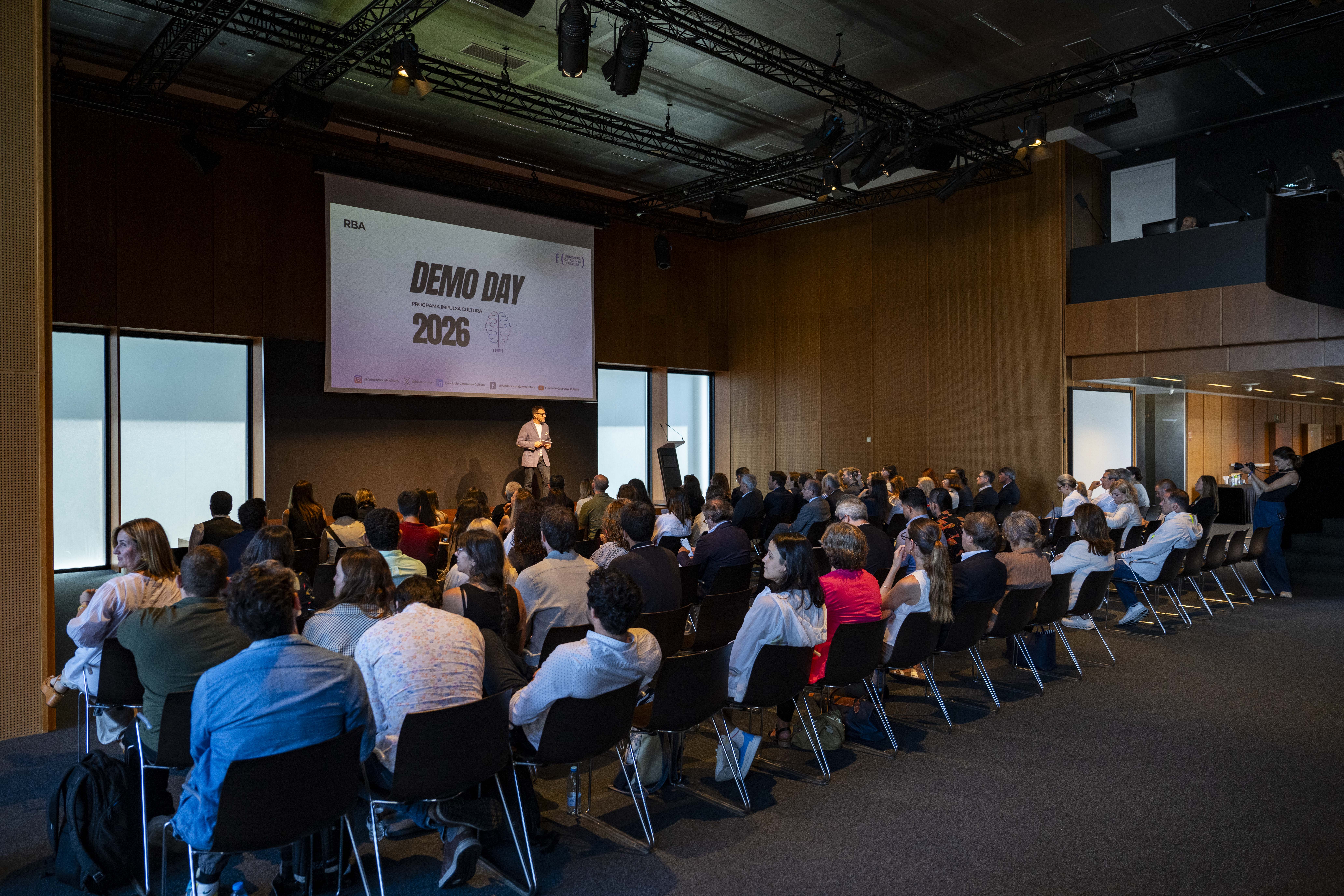 Auditori RBA durant la celebració del Demo Day © Cedida Auditori RBA durant la celebració del Demo Day © Cedida