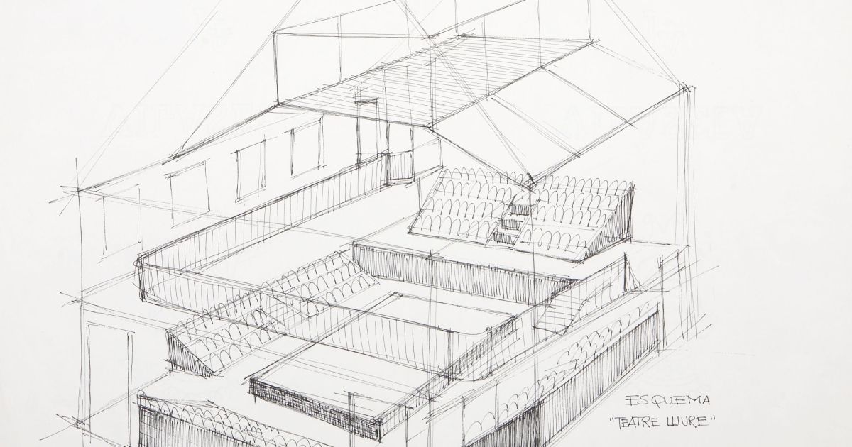Croquis de la sala Fabia Gracia ©Fabia Gracia Croquis de la sala Fabia Gracia ©Fabia Gracia