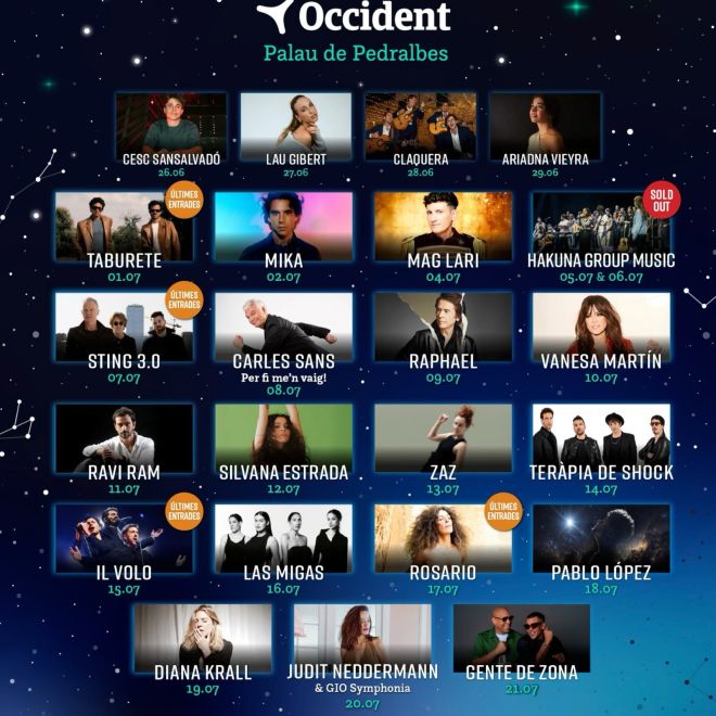 Cartel de Les Nits Occident 2026 