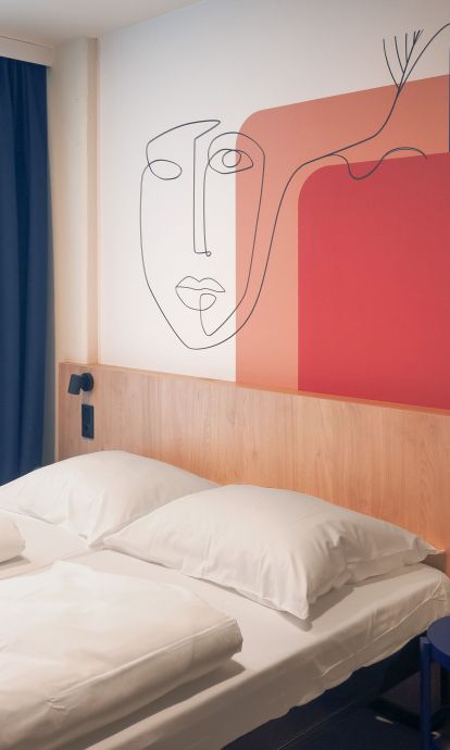 Una de las habitaciones de Meininger Hotels. © Meininger