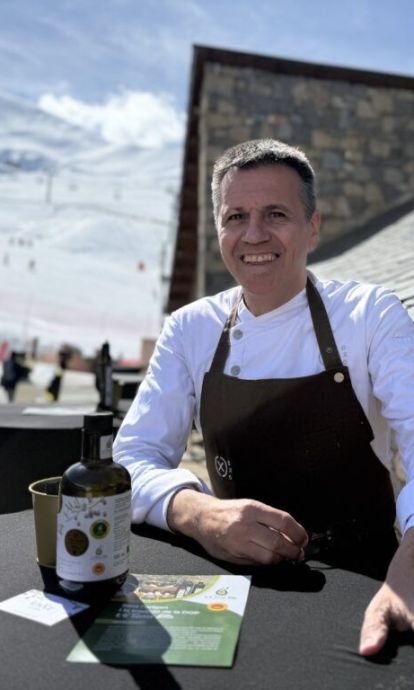 Oriol Castro durante GastroPirineus 2026 Oriol Castro durante GastroPirineus 2026