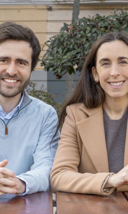 Ferran Ballard y Alejandra Scherk, fundadores de The Brain School. © Carlos Ruiz