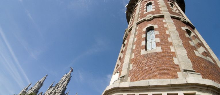 La Torre de las aguas del Tibidabo, uno de los espacios que se podrá visitar este fin de semana. © 48H Open House