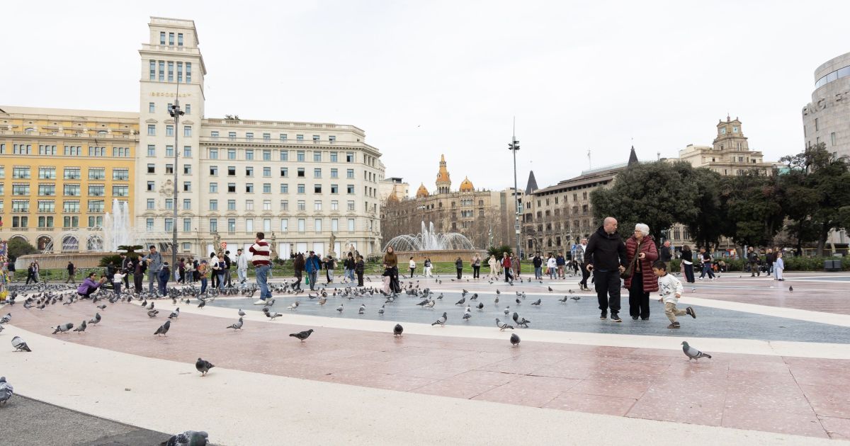 Plaça Catalunya de Barcelona. © Àngel Bravo