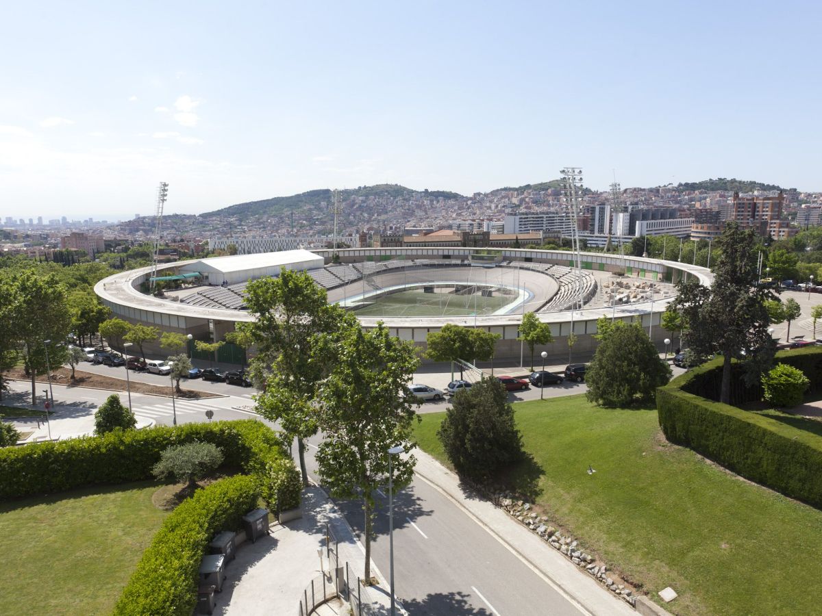 El Velòdrom d'Horta de Barcelona. El Velòdrom d'Horta de Barcelona.