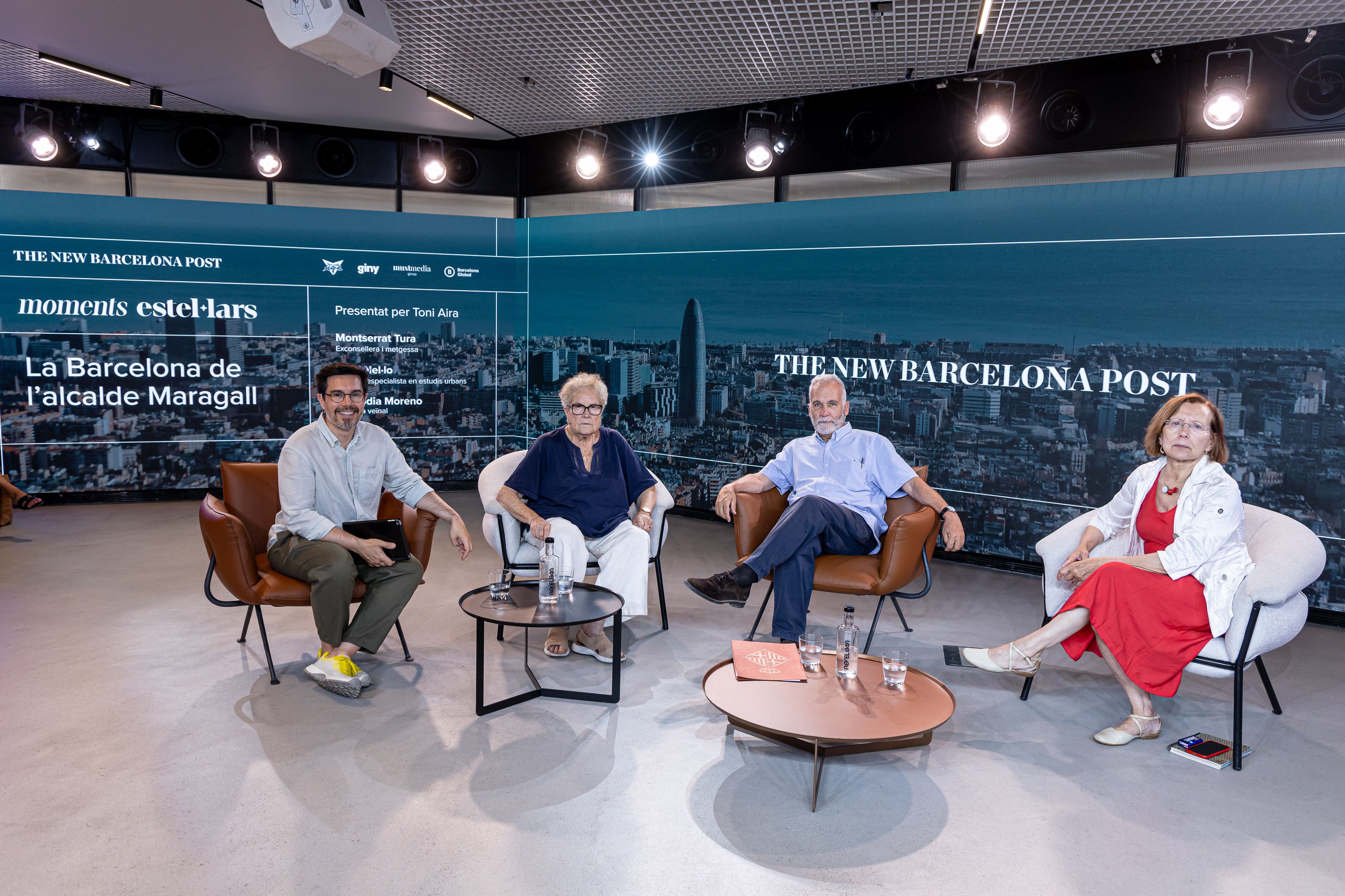 Moments Estel·lars 'La Barcelona de l'alcalde Maragall', amb Toni Aira, Montserrat Tura, Oriol Nel·lo i Custodia Moreno© Àngel Bravo Moments Estel·lars 'La Barcelona de l'alcalde Maragall', amb Toni Aira, Montserrat Tura, Oriol Nel·lo i Custodia Moreno© Àngel Bravo