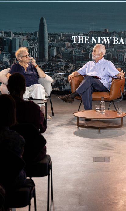 Moments Estel·lars 'La Barcelona de l'alcalde Maragall', con Toni Aira, Montserrat Tura, Oriol Nel·lo y Custodia Moreno © Àngel Bravo -