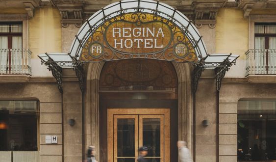 La marquesina del hotel. © Pulitzer