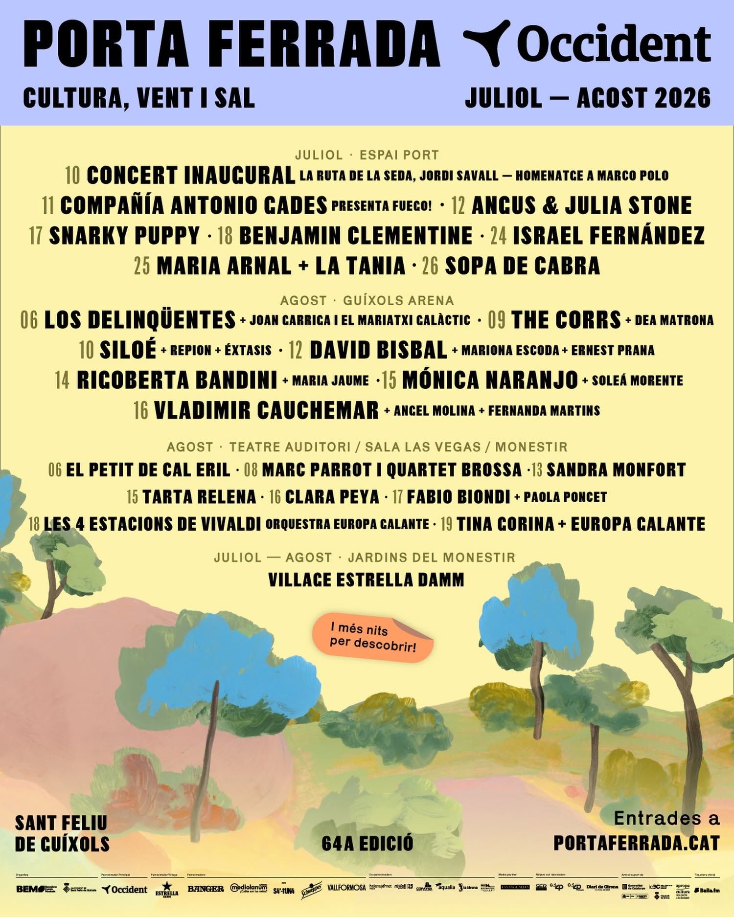 Cartell de Porta Ferrada 2026 Cartell de Porta Ferrada 2026