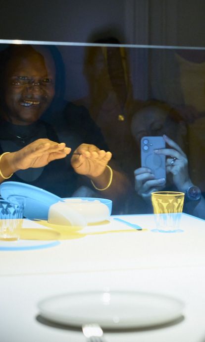 La instal·lació del col·lectiu Estampa al nou