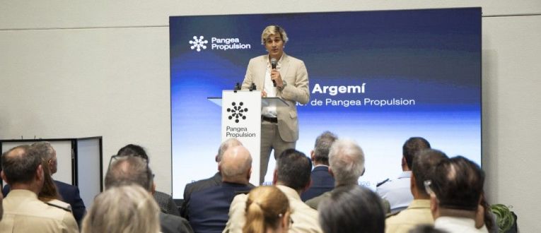 Adrià Argemí, consejero delegado de Pangea Propulsion en la nueva planta. © Pangea Adrià Argemí, consejero delegado de Pangea Propulsion en la nueva planta. © Pangea