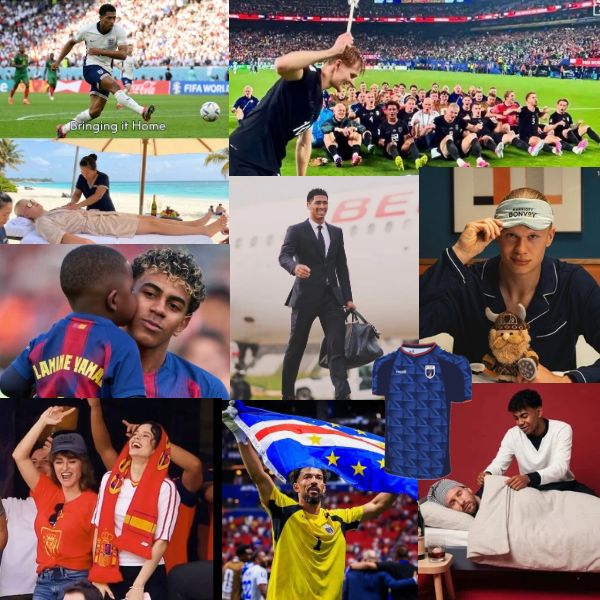 FIFA Darlings. Collage by Lemar Agency FIFA Darlings. Collage by Lemar Agency