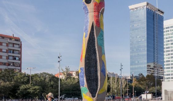 Escultura 'Mujer y pájaro', de Joan Miró. © Elena Pastor