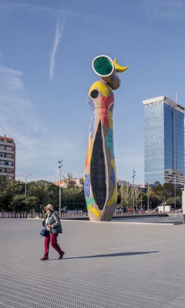 Escultura 'Mujer y pájaro', de Joan Miró. © Elena Pastor