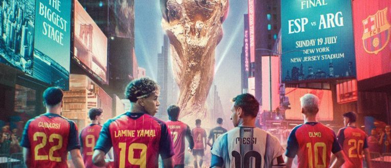 Imagen generada por el FC Barcelona que ilustra la influencia del Barça en la final del Mundial entre Argentina y España. © FC Barcelona Imagen generada por el FC Barcelona que ilustra la influencia del Barça en la final del Mundial entre Argentina y España. © FC Barcelona