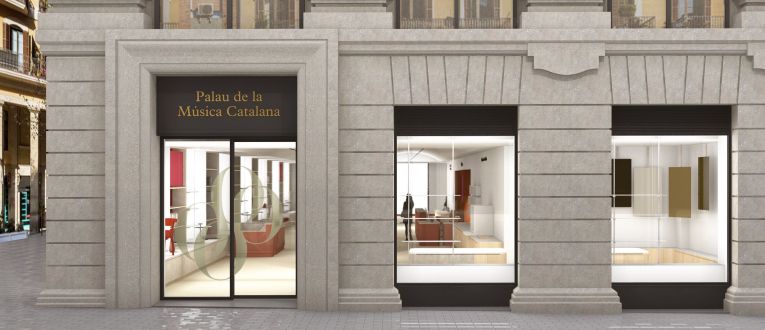 Así será la nueva Porta del Palau desde Via Laietana Así será la nueva Porta del Palau desde Via Laietana