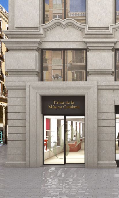Así será la nueva Porta del Palau desde Via Laietana