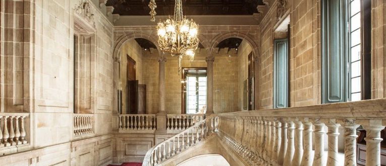 Interior de la Llotja de Mar