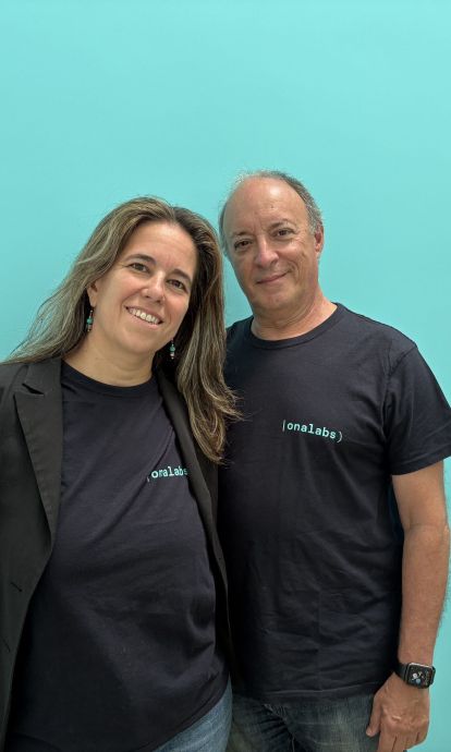 Elisabet del Valle y Xavier Muñoz, fundadores de Onalabs. © Onalabs