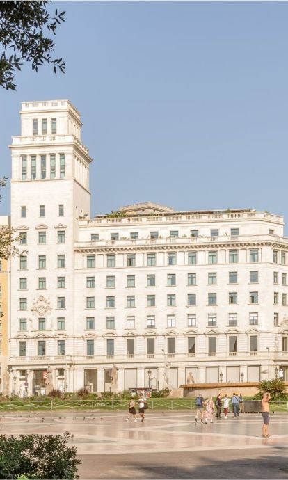 El hotel Bless Barcelona, en plaza Catalunya. © Bless Collection El hotel Bless Barcelona, en plaza Catalunya. © Bless Collection