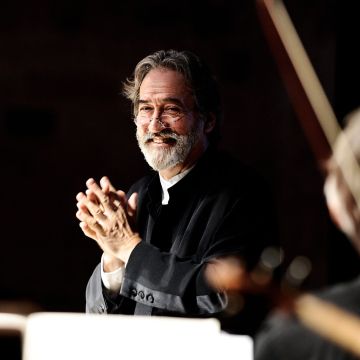 Jordi Savall en un concierto en L'Auditori