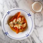 Tapa de pollo en escabeche de naranja y romero de Na Mindona