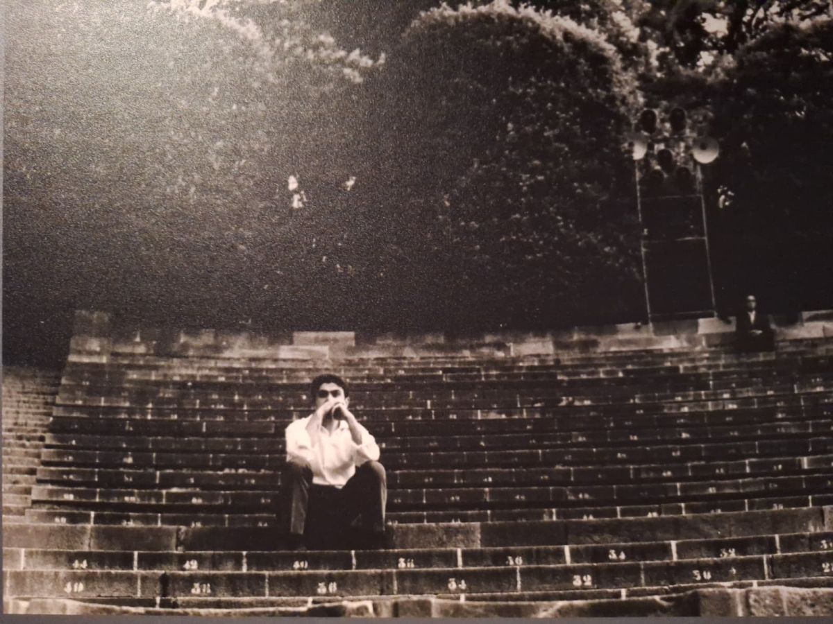 Ricard Salvat en el Teatre Grec Ricard Salvat en el Teatre Grec