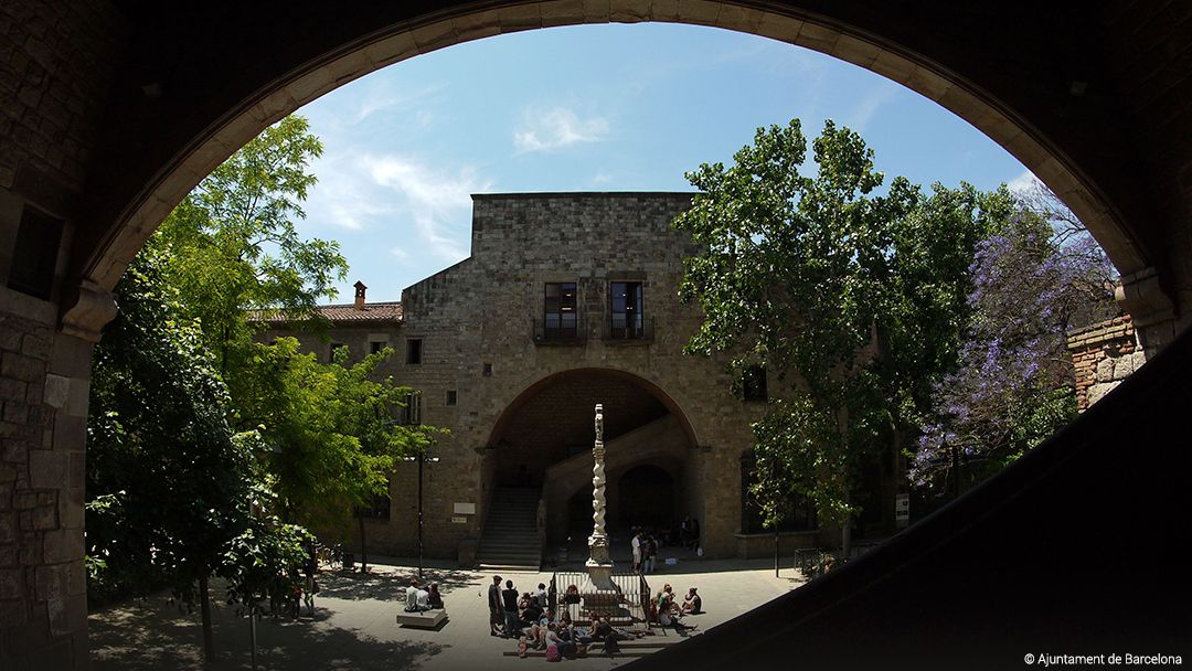 El antiguo Hospital de Santa Creu. ©Ajuntament de Barcelona El antiguo Hospital de Santa Creu. ©Ajuntament de Barcelona