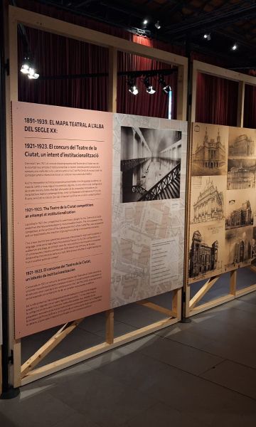 Exposición 'Barcelona ciutat i teatre' en el Born Centre Cultural