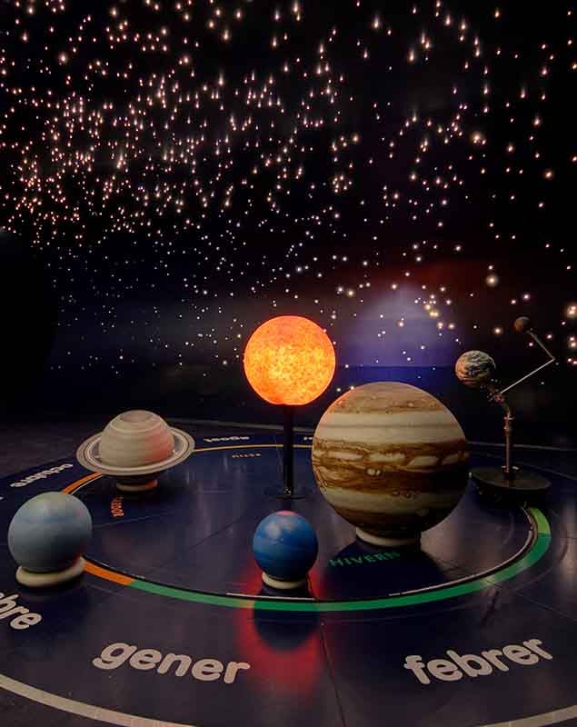 Planetari bombolla a CosmoCaixa Planetari bombolla a CosmoCaixa