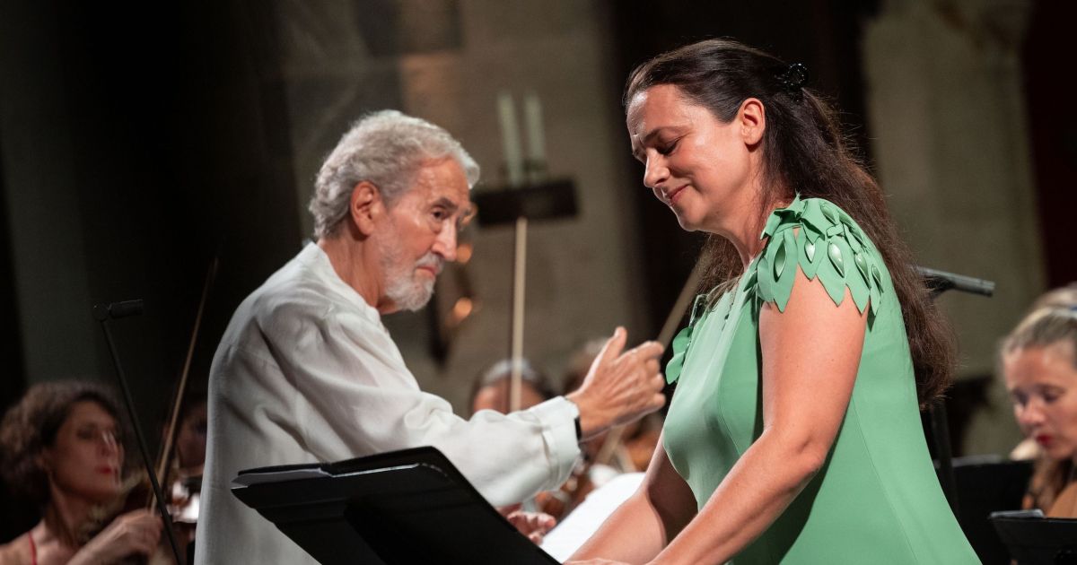 Jordi Savall i Núrial Rial al concert. © Miquel González Jordi Savall i Núrial Rial al concert. © Miquel González