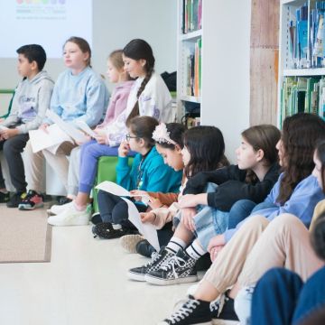 Alumnes d'una escola de Barcelona (c) Ceci Fimia Alumnes d'una escola de Barcelona (c) Ceci Fimia