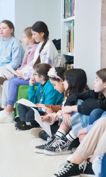 Alumnes d'una escola de Barcelona (c) Ceci Fimia