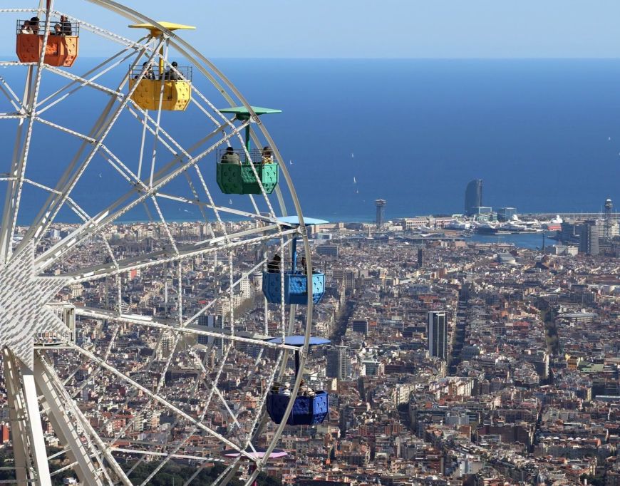 La noria del Tibidabo La noria del Tibidabo