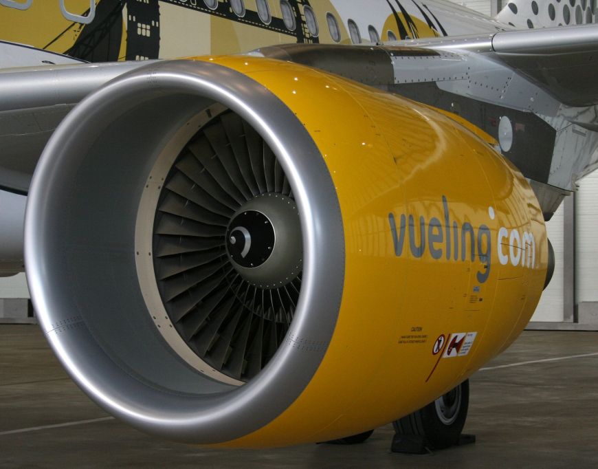Detall dels avions de Vueling Detall dels avions de Vueling