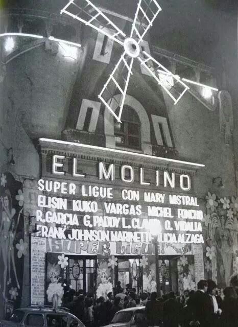 Fotografia antiga d'El Molino de Barcelona Fotografia antiga d'El Molino de Barcelona