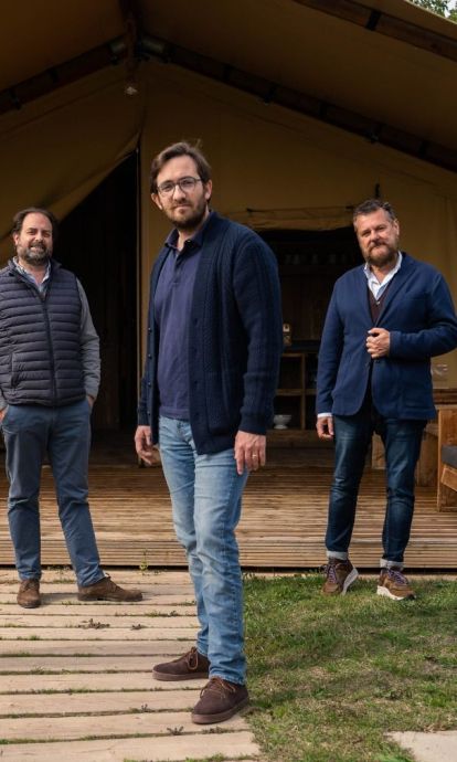 Los cofundadores de HolaCamp.