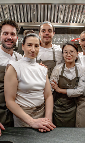 El equipo del restaurante Mineral de Barcelona