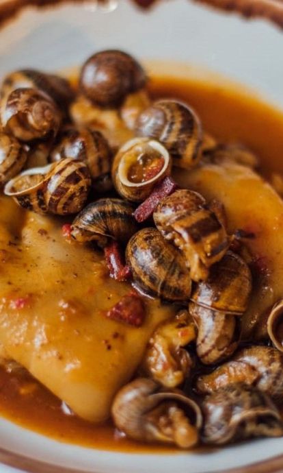 Los caracoles del restaurante Sant Lluís 