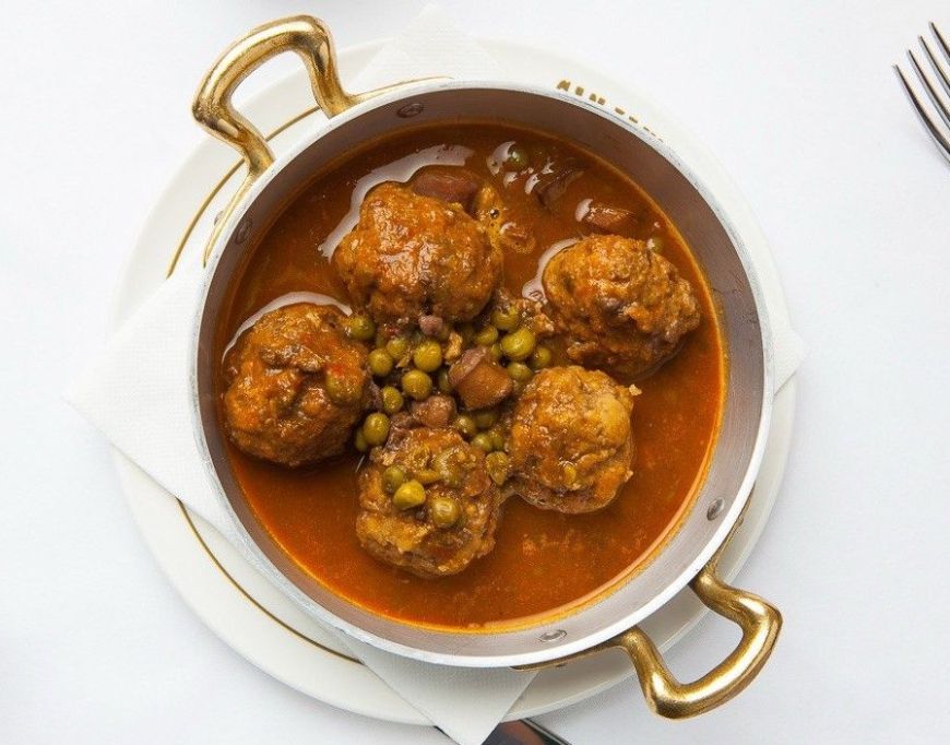 Albóndigas con sepia