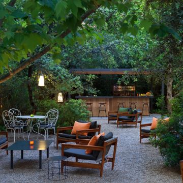 El jardín del hotel Alma Barcelona El jardín del hotel Alma Barcelona