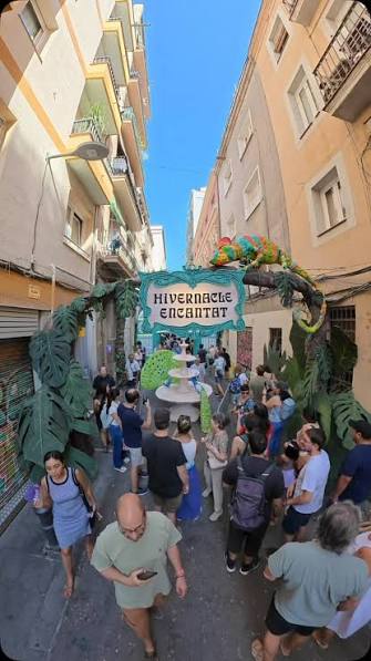 Entrada al carrer Mozart, guanyador del segon premi Entrada al carrer Mozart, guanyador del segon premi