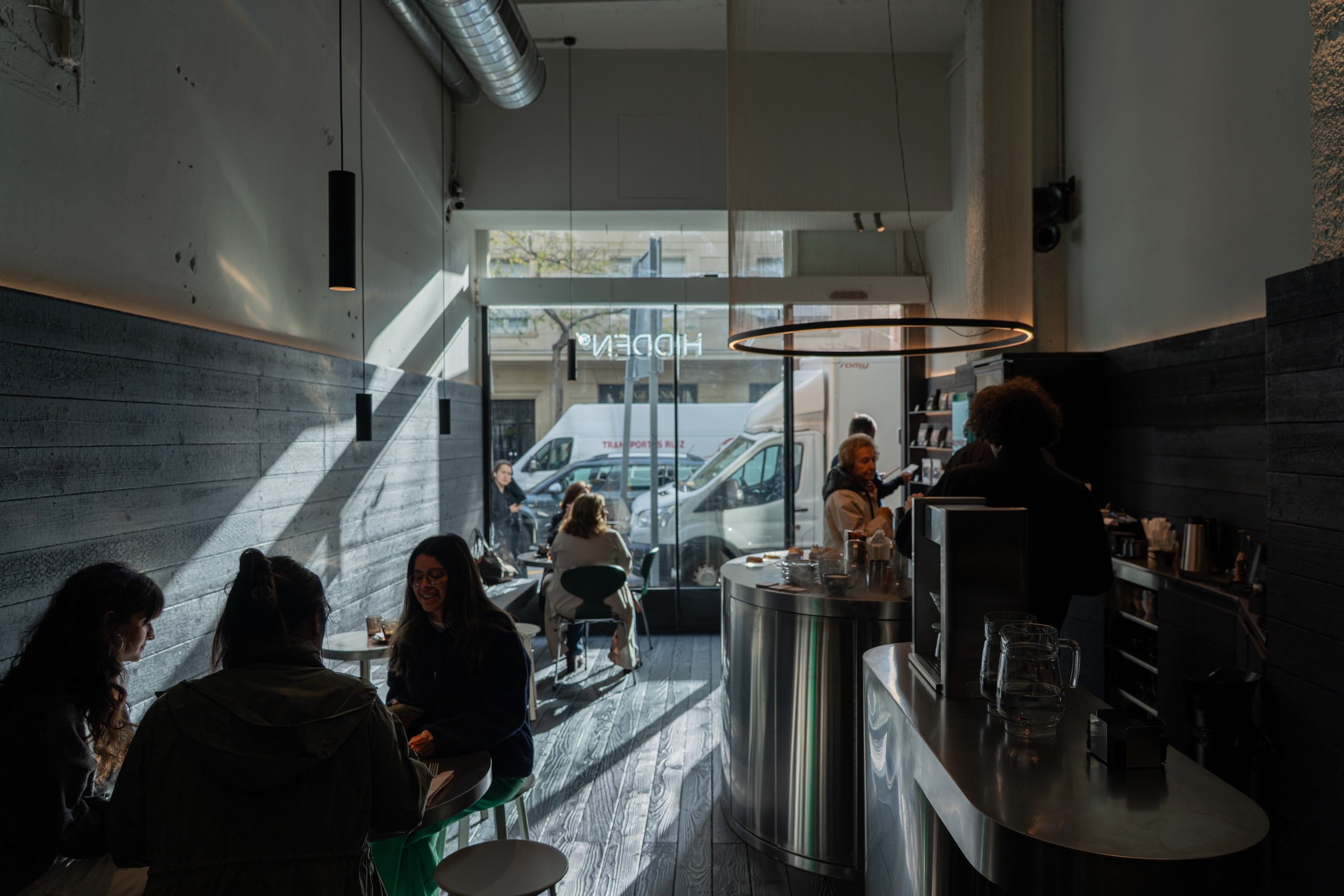Cafeteria de Hidden Coffee en Sant Gervasi. Cafeteria de Hidden Coffee en Sant Gervasi.