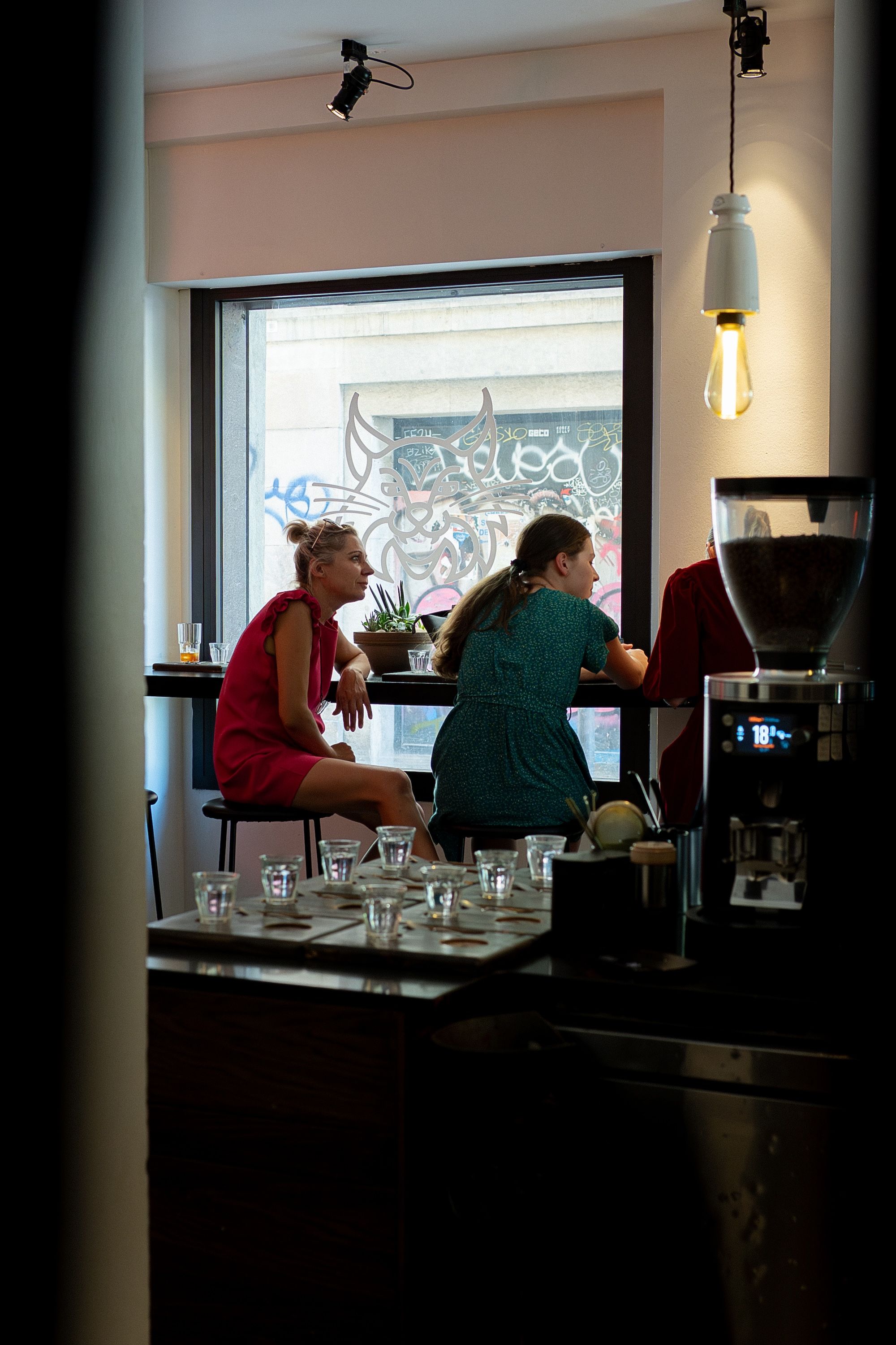 Una de les cafeterías de Hidden Coffee en Barcelona. Una de les cafeterías de Hidden Coffee en Barcelona.